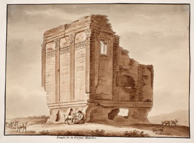 Tempio di Fortuna Muliebre, 1833 da Agostino Tofanelli